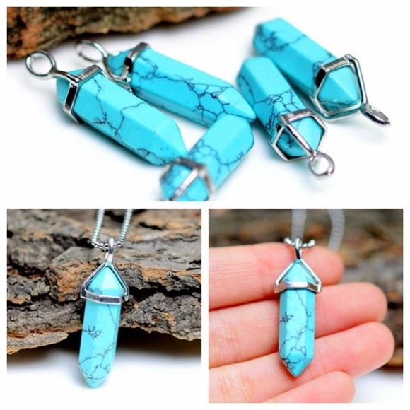 Bundle-2 Crystal Pendant Necklaces - Picture 3 of 5